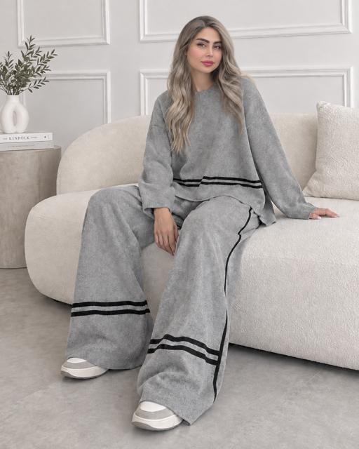 ست شومیزشلوار دو خط چاکدار